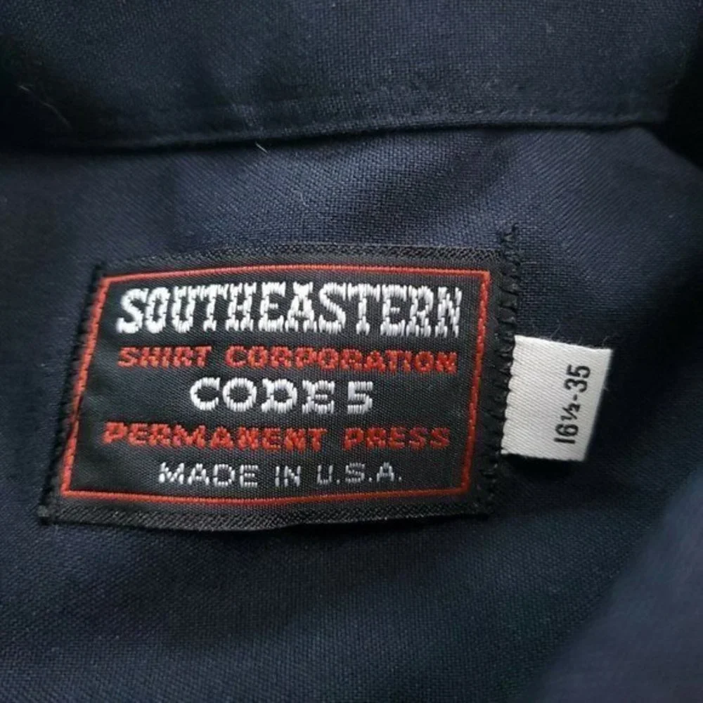Southeastern Code 5 Police Deputy Uniform Shirt Blue Long Sleeve 16.5 35‎